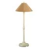 San Juan 60 in. Outdoor Bisque Floor Lamp with Straw Linen Shade by Patio Living Concepts
