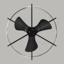29 in. Integrated LED Black Reversible 3 Blades Ceiling Fan with Light and Remote Control by Flint Garden -Flint Garden Online Store black flint garden ceiling fans with lights bba534002cafg 1f 1000