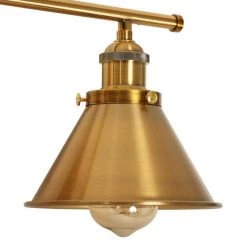 25.6 in. 3-Light Farmhouse Bathroom Vanity Light with Brass Finish and Metal Shade by Flint Garden -Flint Garden Online Store brass flint garden vanity lighting bh11809 3110vfg 44 1000