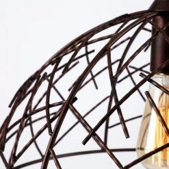 1-Light Bronze Modern Industrial Island Light Pendant Hanging Lighting for Kitchen Island (3-Pack) by Flint Garden -Flint Garden Online Store bronze flint garden pendant lights fgd2263setfg 76 1000