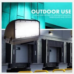 80-Watt 175-Watt Equivalent Integrated LED Bronze Wet Rated Adjustable Full Cut-Off Wall Pack Light 3000K/4000K/5000K by Simply Conserve 14 80-Watt 175-Watt Equivalent Integrated LED Bronze Wet Rated Adjustable Full Cut-Off Wall Pack Light 3000K/4000K/5000K by Simply Conserve -Flint Garden Online Store bronze simply conserve wall pack lights l80 fcwp 30 50 120 277 d adj 1d 1000