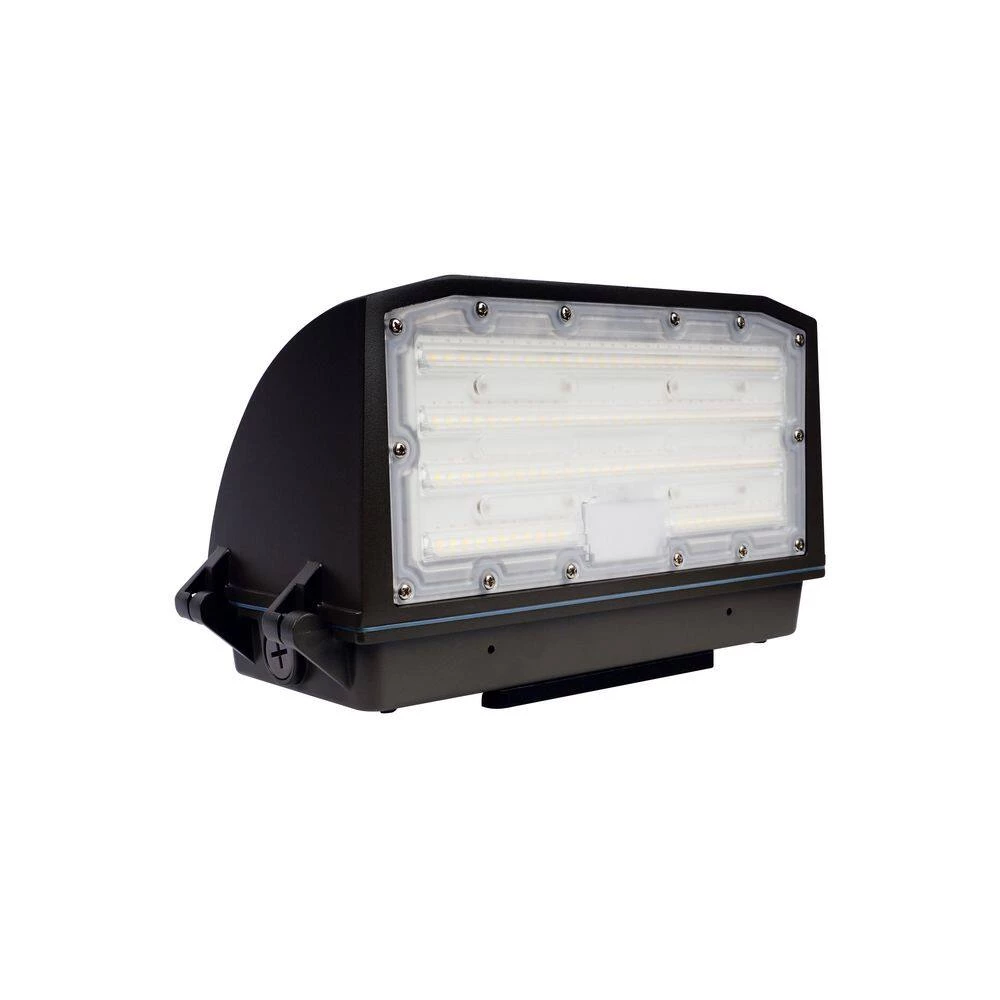 80-Watt 175-Watt Equivalent Integrated LED Bronze Wet Rated Adjustable Full Cut-Off Wall Pack Light 3000K/4000K/5000K by Simply Conserve 10 80-Watt 175-Watt Equivalent Integrated LED Bronze Wet Rated Adjustable Full Cut-Off Wall Pack Light 3000K/4000K/5000K by Simply Conserve - Image 10