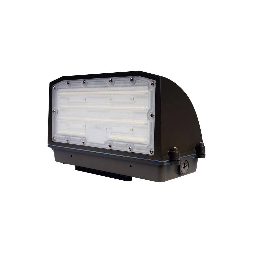 80-Watt 175-Watt Equivalent Integrated LED Bronze Wet Rated Adjustable Full Cut-Off Wall Pack Light 3000K/4000K/5000K by Simply Conserve 8 80-Watt 175-Watt Equivalent Integrated LED Bronze Wet Rated Adjustable Full Cut-Off Wall Pack Light 3000K/4000K/5000K by Simply Conserve - Image 8