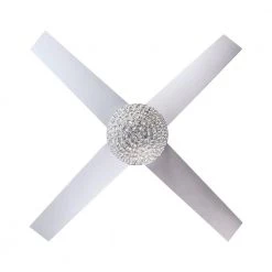 48 in. Indoor Chrome Crystal Ceiling Fan with Light Kit and Remote Control by Flint Garden 10 48 in. Indoor Chrome Crystal Ceiling Fan with Light Kit and Remote Control by Flint Garden -Flint Garden Online Store chrome flint garden ceiling fans with lights fgf6223110vfg 1d 1000