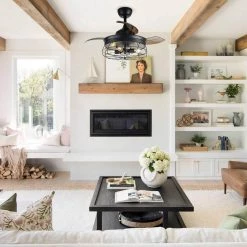 Flint Garden Online Store -Flint Garden Online Store matte black flint garden ceiling fans with lights fgf3501110vfg e1 1000