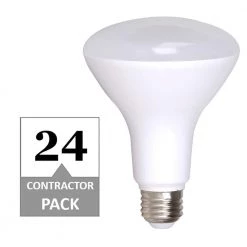 65-Watt Equivalent R30 Dimmable Quick Install Contractor Pack LED Light Bulb in Soft White (24-Pack) by Simply Conserve