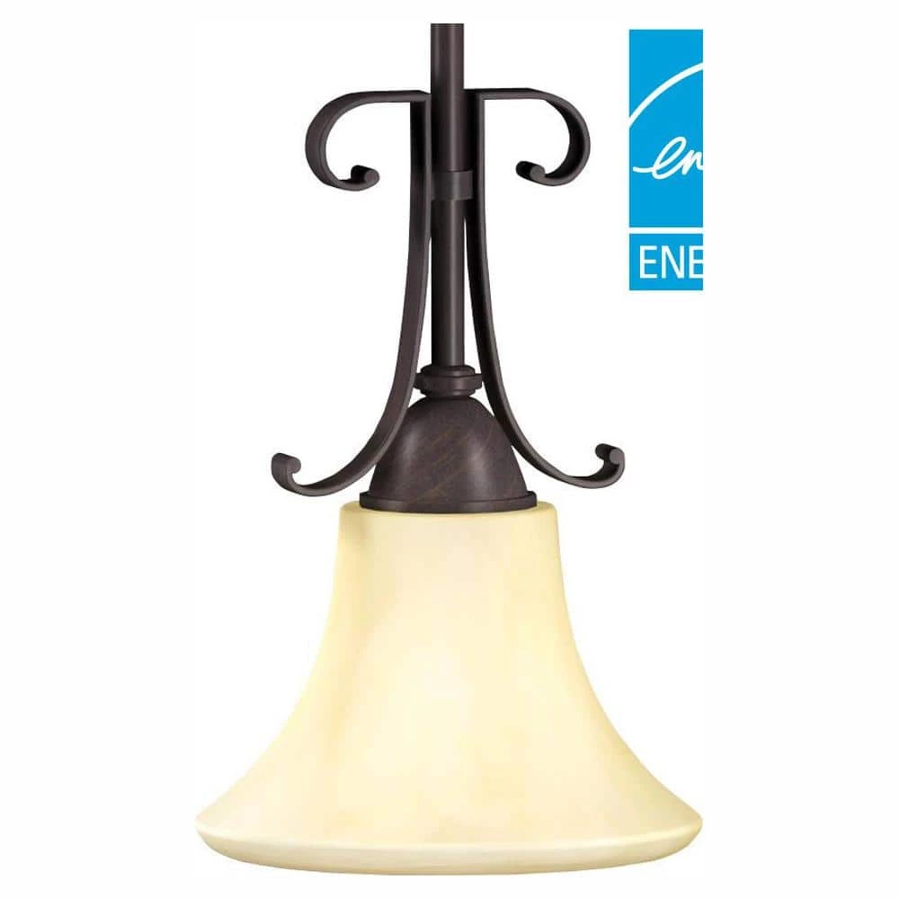 Swain 1-Light Oil-Rubbed Bronze Mini Pendant by Aspects 1 Swain 1-Light Oil-Rubbed Bronze Mini Pendant by Aspects