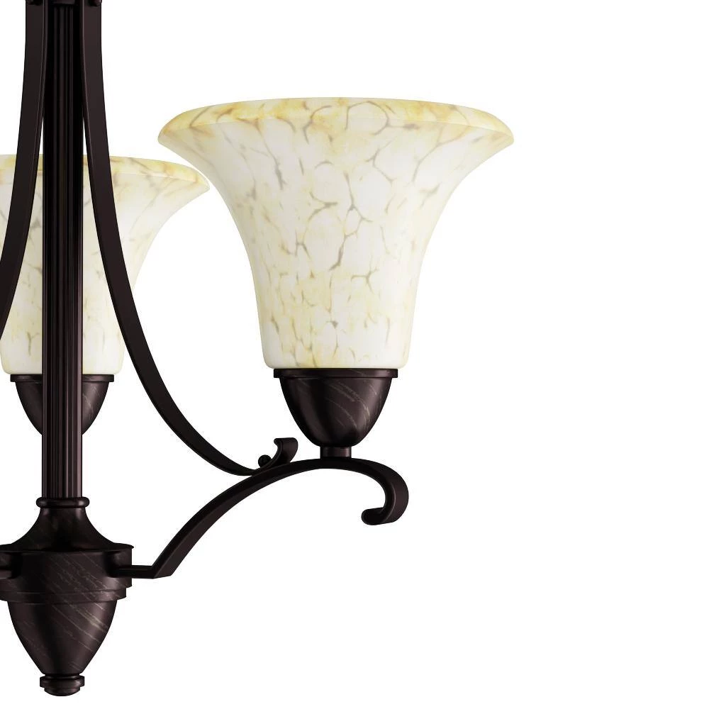 Swain 3-Light Oil-Rubbed Bronze Chandelier by Aspects 5 Swain 3-Light Oil-Rubbed Bronze Chandelier by Aspects - Image 5