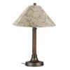 Bahama Weave 34 in. Red Castagno Outdoor Table Lamp with Bessemer Shade by Patio Living Concepts