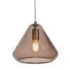 Armitage 1-Light Satin Nickel Pendant with Glass Shade by Aspects