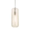 Hermosa 1-Light Satin Nickel Pendant with Glass Shade by Aspects