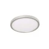 EdgeRound 12 in. Satin Nickel Integrated LED Flush Mount by Aspects