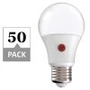 60-Watt Equivalent A19 Dusk to Dawn ENERGY STAR LED Light Bulb Warm White, 2700K (50-Pack) by Simply Conserve