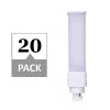 26-Watt Equivalent CFLNI Horizontal G24D PL LED Light Bulb in Daylight (20-Pack) by Simply Conserve