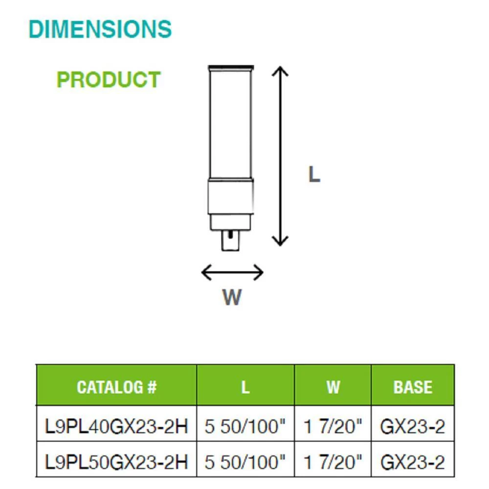 18-Watt Equivalent CFLNI Horizontal GX23-2 PL LED Light Bulb in Daylight (20-Pack) by Simply Conserve 4 18-Watt Equivalent CFLNI Horizontal GX23-2 PL LED Light Bulb in Daylight (20-Pack) by Simply Conserve - Image 4