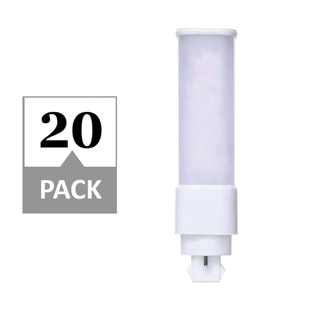 18-Watt Equivalent CFLNI Horizontal GX23-2 PL LED Light Bulb in Daylight (20-Pack) by Simply Conserve 1 18-Watt Equivalent CFLNI Horizontal GX23-2 PL LED Light Bulb in Daylight (20-Pack) by Simply Conserve