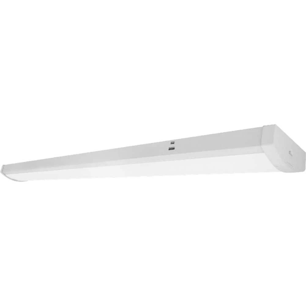 30/40/50-Watt 40/64/96-Watt Equivalent Integrated LED White 48 in. Wraparound Light 3500/4000/5000K by Simply Conserve 1 30/40/50-Watt 40/64/96-Watt Equivalent Integrated LED White 48 in. Wraparound Light 3500/4000/5000K by Simply Conserve