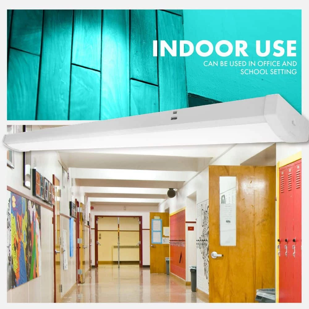 30/40/50-Watt 40/64/96-Watt Equivalent Integrated LED White 48 in. Wraparound Light 3500/4000/5000K by Simply Conserve 6 30/40/50-Watt 40/64/96-Watt Equivalent Integrated LED White 48 in. Wraparound Light 3500/4000/5000K by Simply Conserve - Image 6