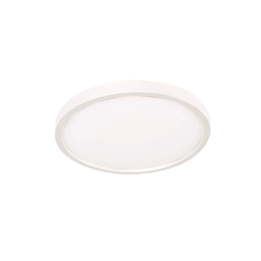 EdgeRound 12 in. White Integrated LED Flush Mount by Aspects 1 EdgeRound 12 in. White Integrated LED Flush Mount by Aspects