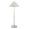 San Juan 60 in. Outdoor White Floor Lamp by Patio Living Concepts