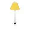 Catalina 28 in. White Umbrella Outdoor Table Lamp with Buttercup Shade by Patio Living Concepts
