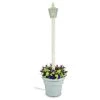 White Cambridge Single Lantern Planter by Patio Living Concepts