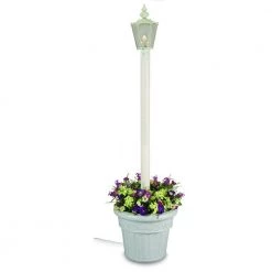 White Cambridge Single Lantern Planter by Patio Living Concepts