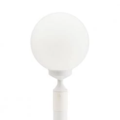 European Single White Globe Plug-In Outdoor White Lantern Patio by Patio Living Concepts 10 European Single White Globe Plug-In Outdoor White Lantern Patio by Patio Living Concepts -Flint Garden Online Store white patio living concepts post light sets 331 1d 1000