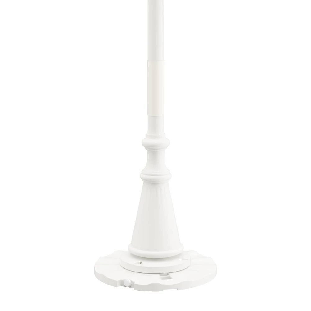 European Single White Globe Plug-In Outdoor White Lantern Patio by Patio Living Concepts 6 European Single White Globe Plug-In Outdoor White Lantern Patio by Patio Living Concepts - Image 6