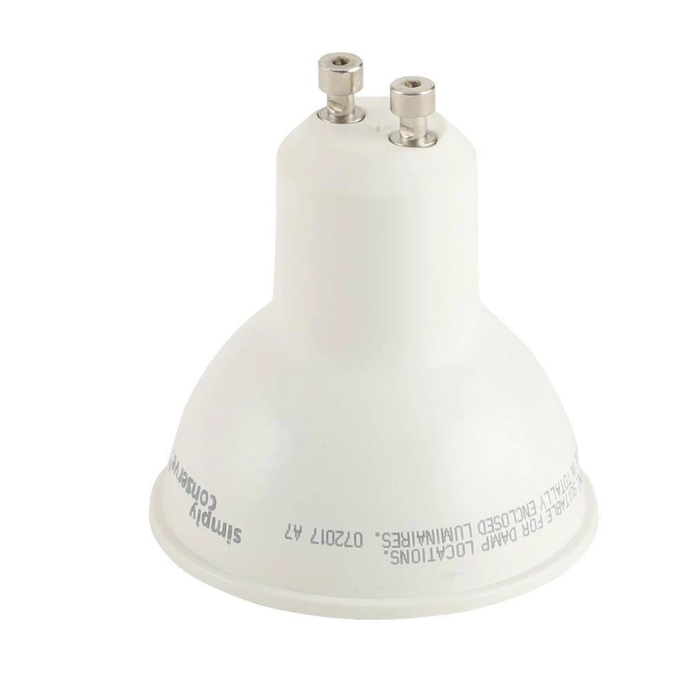 50-Watt Equivalent MR16 GU10 Dimmable 15,000-Hour LED Light Bulb in Soft White (100-Pack) by Simply Conserve 4 50-Watt Equivalent MR16 GU10 Dimmable 15,000-Hour LED Light Bulb in Soft White (100-Pack) by Simply Conserve - Image 4