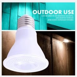 50-Watt Equivalent Par 20 Dimmable E26 LED Light Bulb, 2700K Warm White Lamp, 50-Pack by Simply Conserve -Flint Garden Online Store white simply conserve led light bulbs lpar20d7w27kv11 fa 1000