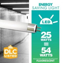 25-Watt/54-Watt Equivalent 45.8 in. Linear T5 Type B Double-End Bypass LED Tube Light Bulb, Daylight 5000K, 25-pack by Simply Conserve -Flint Garden Online Store white simply conserve led tube lights l25t5g50bde 1f 1000