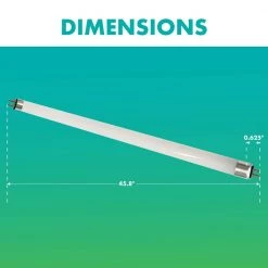25-Watt/54-Watt Equivalent 45.8 in. Linear T5 Type B Double-End Bypass LED Tube Light Bulb, Daylight 5000K, 25-pack by Simply Conserve -Flint Garden Online Store white simply conserve led tube lights l25t5g50bde 44 1000