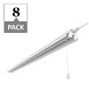 4 ft. 80-Watt Equivalent Integrated LED White Shop Light, 4000K (8-Pack) by Simply Conserve
